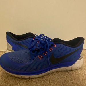 Blue Nike Free Run 5.0